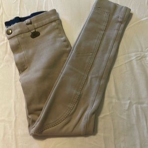 Allegro size 10 riding pants girls tan